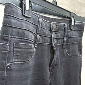 Big Girl’s Mudd High Waisted Black Denim Stretch Jeggings